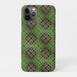 Mediaeval Renaissance Herald Lion Leopard Metallic Case-Mate iPhone Case