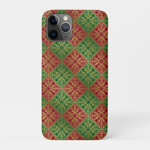 Mediaeval Renaissance Herald Lion Leopard Metallic Case-Mate iPhone Case