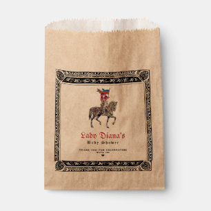 Mediaeval Renaissance Knight Renfaire Baby Shower Favour Bags