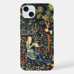 Mediaeval Renaissance Tapestry Shepherds and Shee iPhone 15 Plus Case