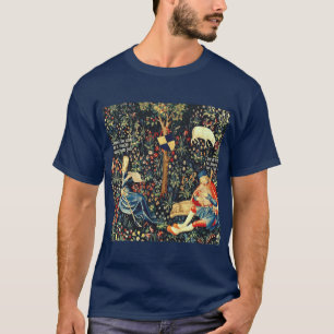 Mediaeval Renaissance Tapestry  Shepherds and Shee T-Shirt