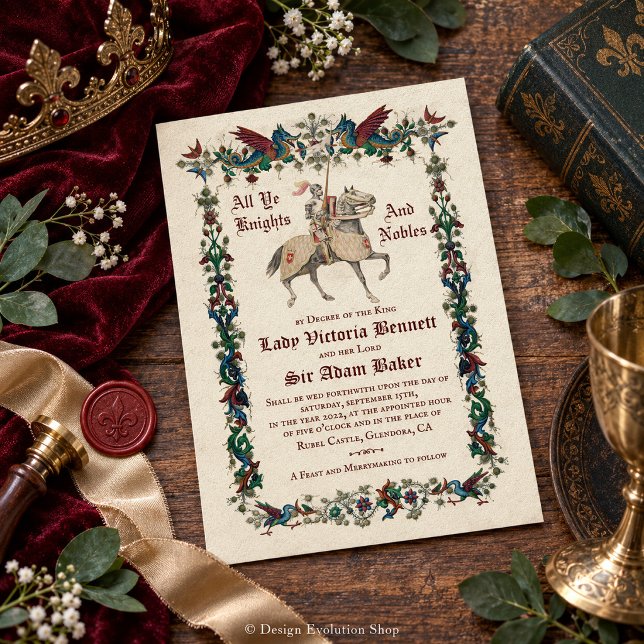 Mediaeval Renaissance Wedding Invitation (Creator Uploaded)
