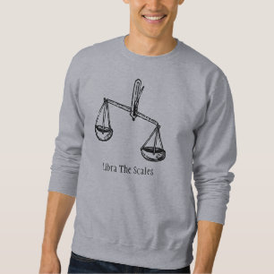 Mediaeval Renaissance Zodiac Symbol Libra Scales Sweatshirt