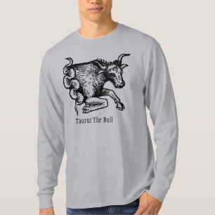 Mediaeval Renaissance Zodiac Symbol Taurus Bull T-Shirt