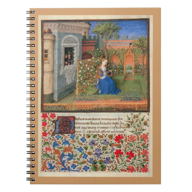 mediaeval rose garden notebook (Front)