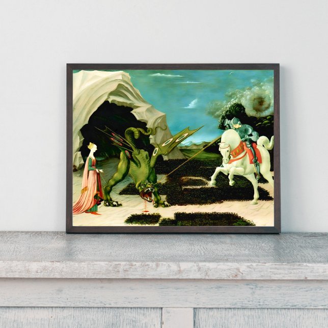 Mediaeval Saint George and the Dragon Poster (Creator Uploaded)
