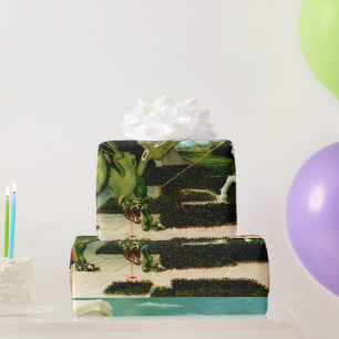 Mediaeval Saint George and the Dragon Wrapping Paper