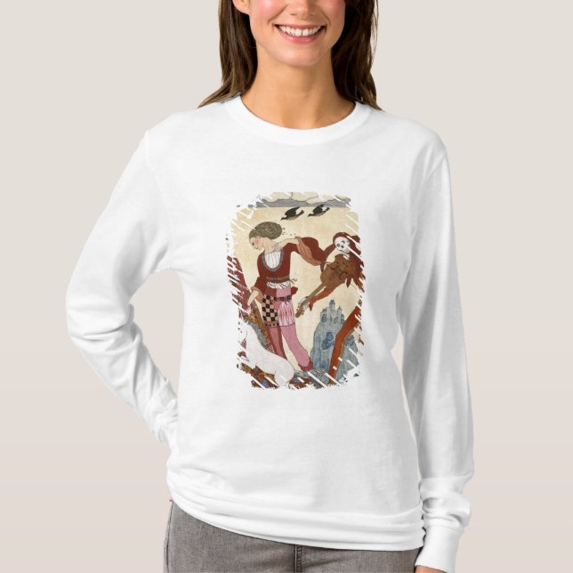 Mediaeval Scene by Georges Barbier T-Shirt (Front)