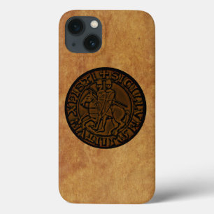 Mediaeval Seal of the Knights Templar iPhone 13 Case