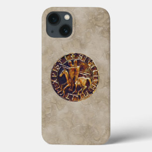 Mediaeval Seal of the Knights Templar iPhone 13 Case