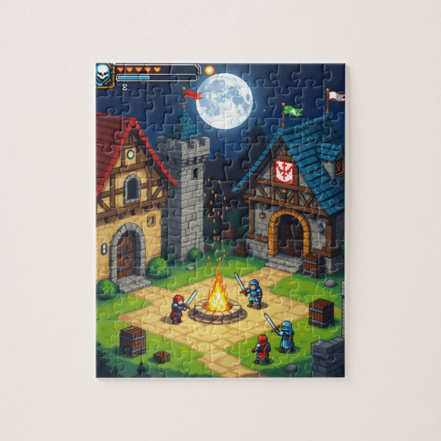 Mediaeval Set Jigsaw Puzzle (Vertical)