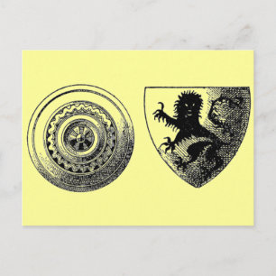 Mediaeval Shields Postcard