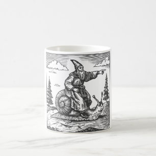 Mediaeval Snail Rider Retro 90s Renaissance Y2K Coffee Mug