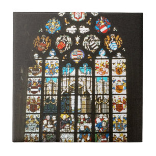 Mediaeval stained glass window, Holland Tile