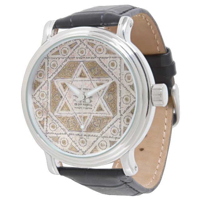 Mediaeval Star of David Watch (Angled)