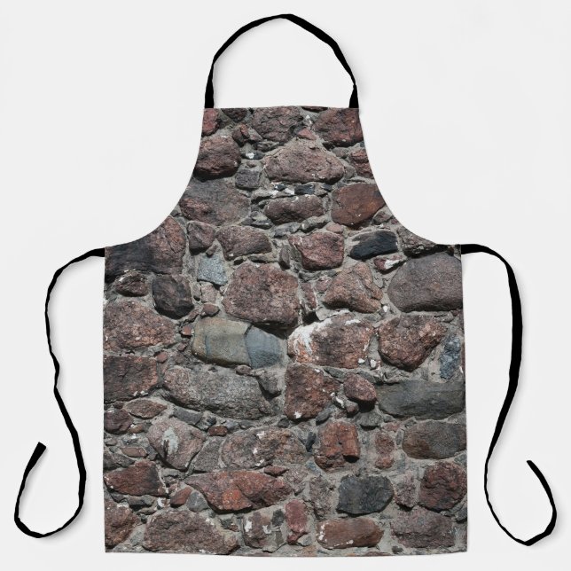 Mediaeval stone wall texture backgroundabstract, a apron (Front)