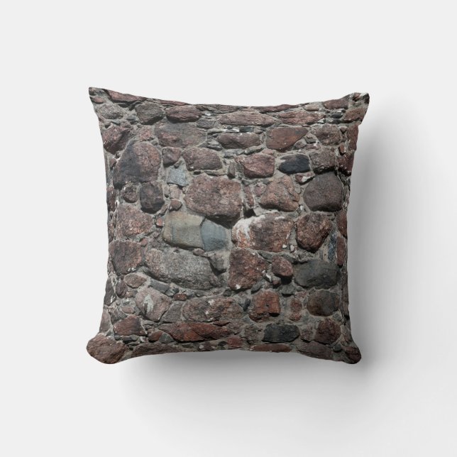 Mediaeval stone wall texture backgroundabstract, a cushion (Front)