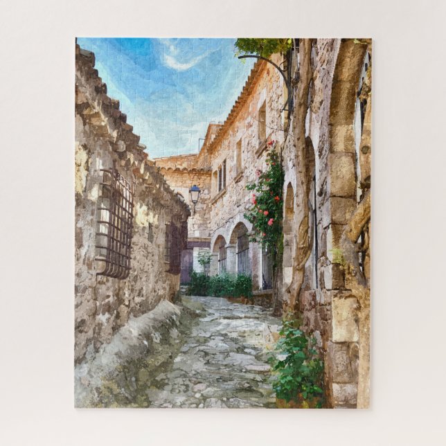 Mediaeval street in Spain Jigsaw Puzzle (Vertical)