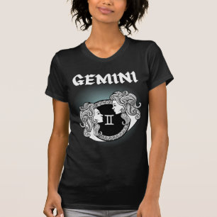 Mediaeval Style Zodiac Gemini T-Shirt