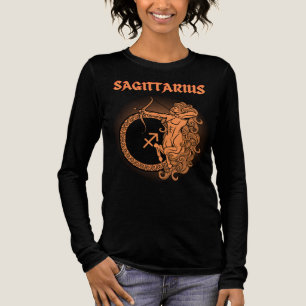 Mediaeval Style Zodiac Sagittarius Tri-Blend Shirt