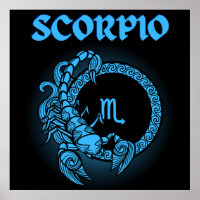 Mediaeval Style Zodiac Scorpio