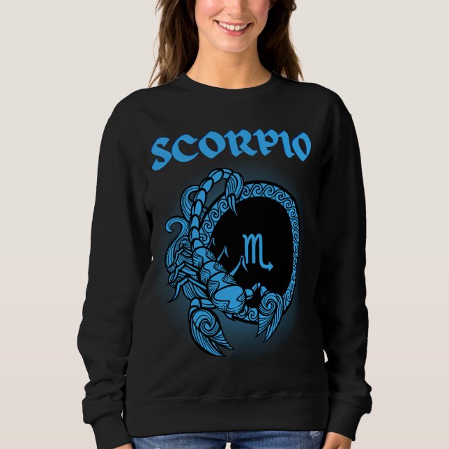 Mediaeval Style Zodiac Scorpio Sweatshirt (Front)