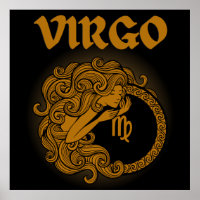 Mediaeval Style Zodiac Virgo