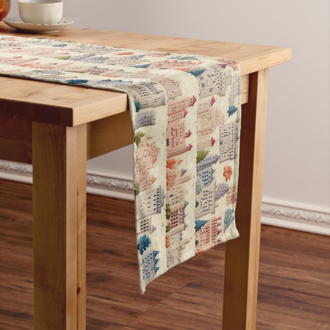 Mediaeval Table Runner City (In Situ)