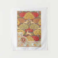 Mediaeval Tapestry Animal Pattern