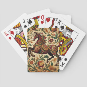 Mediaeval The Enchanted Steed in Bloom  Playing Cards