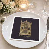 Mediaeval Themed Birthday Gothic Knight Black Gold