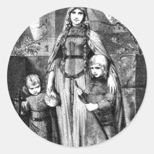 Mediaeval Times Classic Round Sticker