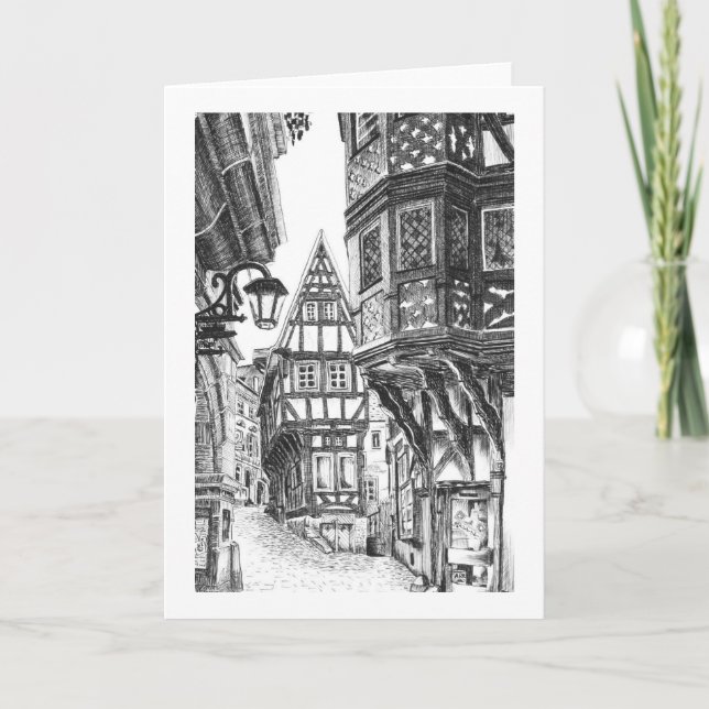 Mediaeval Townscape Card (Front)