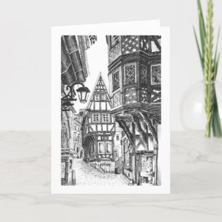 Mediaeval Townscape Card