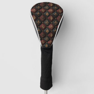 Mediaeval Tufted Fleur-de-Lis Harlequin Pattern (1 Golf Head Cover