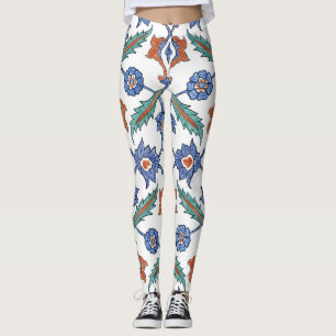 Mediaeval Turkish Tiles: Floral Ornament. Leggings