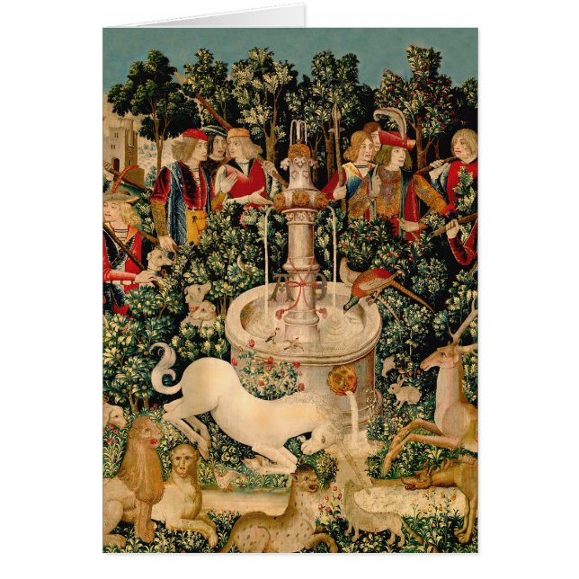 Mediaeval Unicorn Tapestries Print: Met Cloisters (Front)