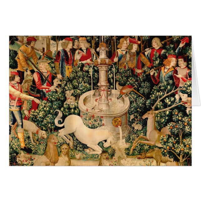 Mediaeval Unicorn Tapestries Print: Met Cloisters (Front Horizontal)