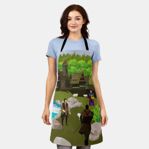 Mediaeval Village Apron