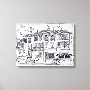 Mediaeval Village of Biot, France Canvas Print
