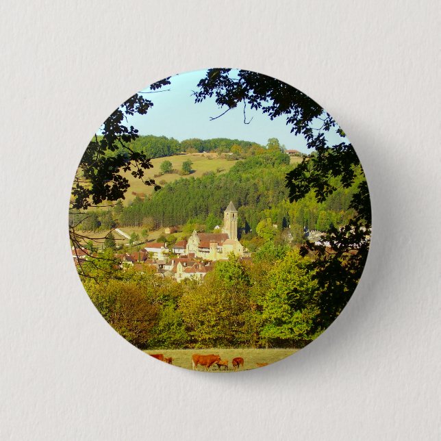 Mediaeval Village of Plazac Badge (Front)