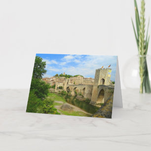 Mediaeval Village Spain Card