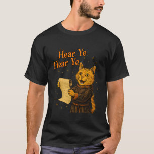 Mediaeval Vintage Cat Lover Cat Mum Cat Person Hea T-Shirt