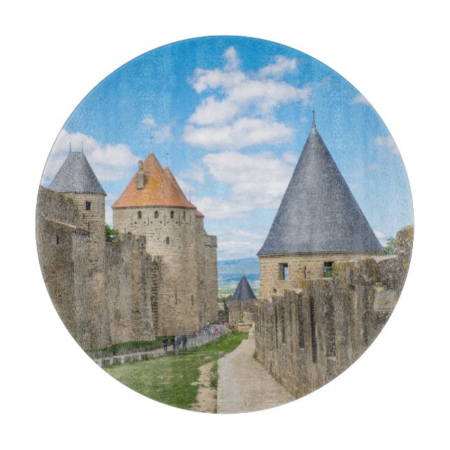 Mediaeval Walls of Carcassonne Cutting Board (Front)
