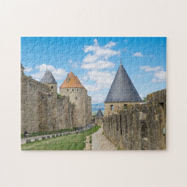 Mediaeval Walls of Carcassonne Jigsaw Puzzle (Horizontal)