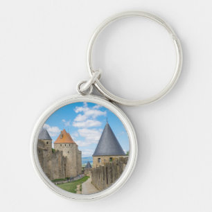 Mediaeval Walls of Carcassonne Key Ring