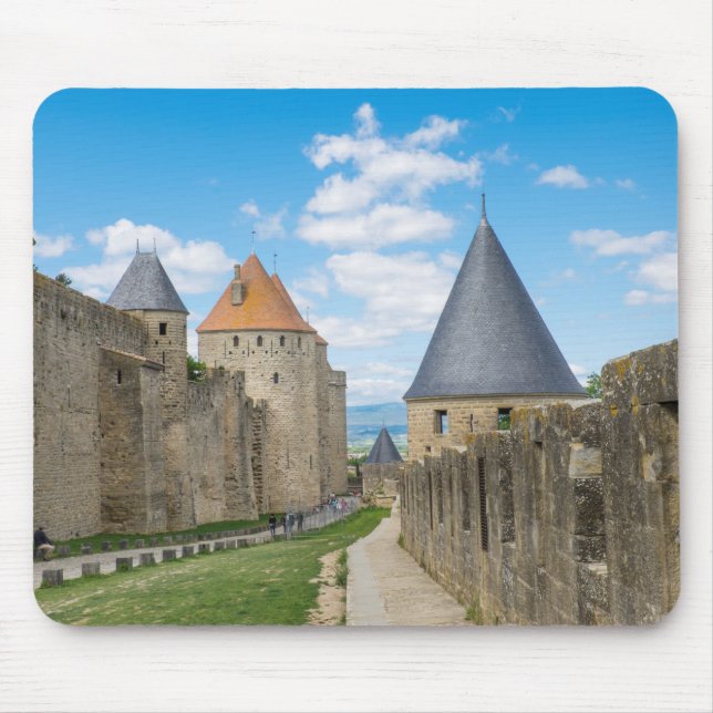 Mediaeval Walls of Carcassonne Mouse Pad (Front)