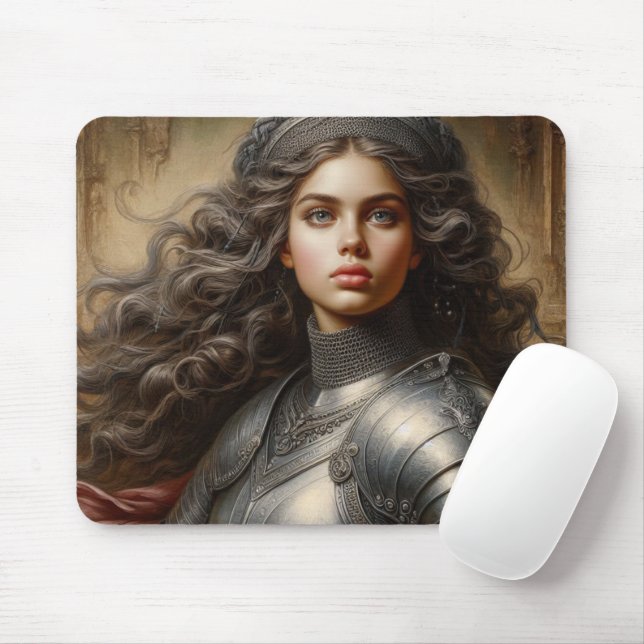 Mediaeval warrior mouse pad (With Mouse)