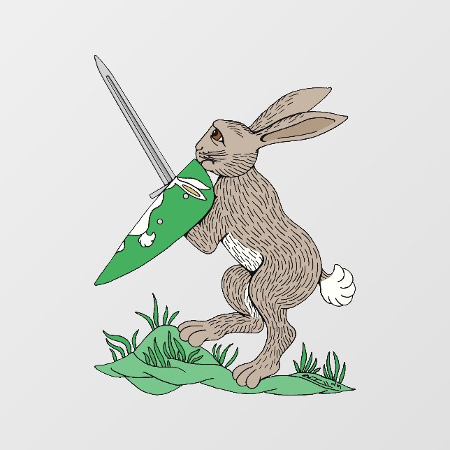 Mediaeval Warrior Rabbit (Sheet)