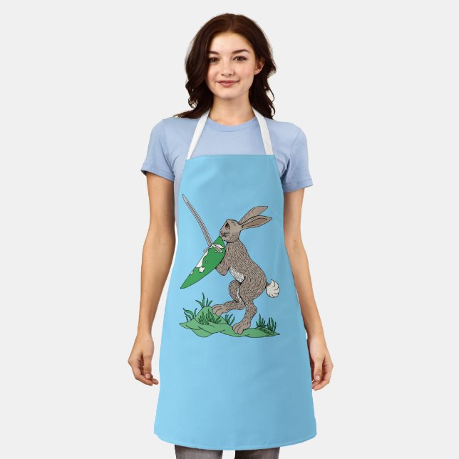 Mediaeval Warrior Rabbit Apron (Worn)